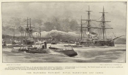 The Watcher Watched, Naval Manoeuvres off Canea